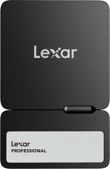 Lexar Go Portable SSD SL400 2TB mit USB-C Hub in Schwarz - Bild 1