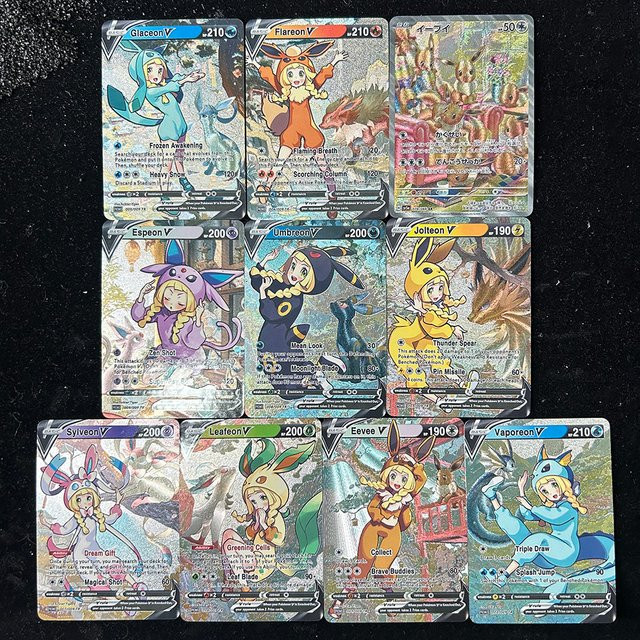 Keeppley Pokémon Sammelkarten, 10-teiliges Set, Fantasy, bunt - Bild 1