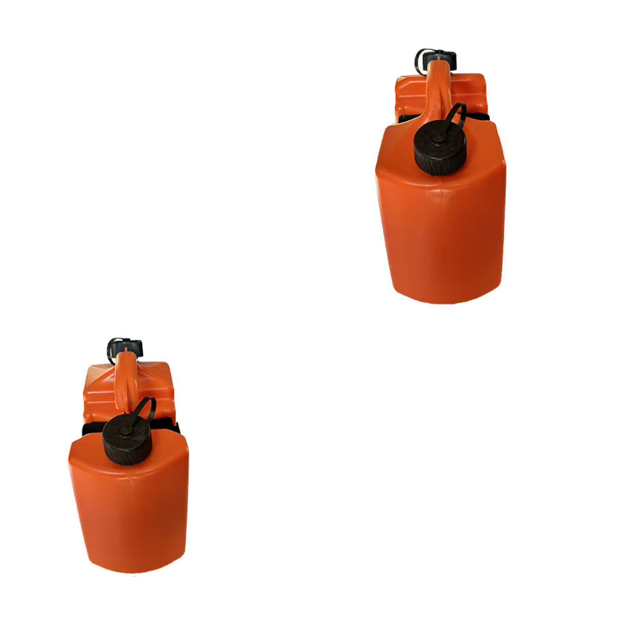 VIBRATITE Kettensägen-Kraftstoffbehälter mit Smart-Control-Ausgießstutzen-Verlängerungskit, Farbe: Orange, 5 l Kraftstoff und 3 l Ölkapazität, Werkzeug 0000-881-0113 - Bild 4