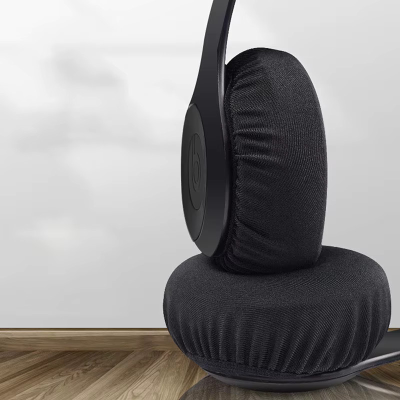 Waschbare Kopfhörer-Abdeckungen für On-Ear-Kopfhörer als Ohrmuschel-Schutz und Staubschutz, Schwarz - Bild 4