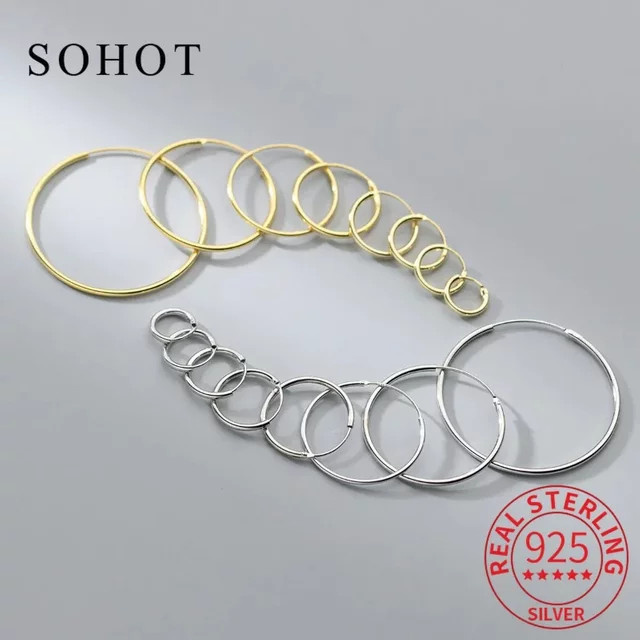 SoHot Creolen, 925 Silber, Damen - Bild 1