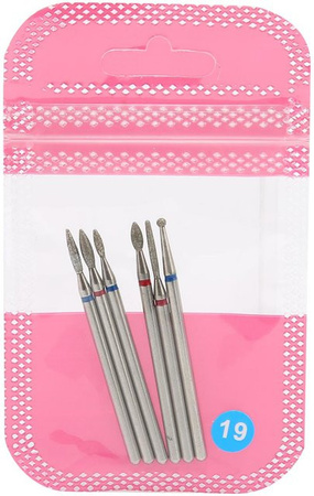 TOMTOP JMS Häutchen Entferner Bit Set, 6 Stück, Pink, Unisex