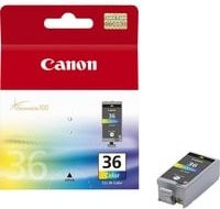 Canon CLI-36 Tintenpatronen Set für PIXMA iP100 und iP110 in Cyan, Magenta und Gelb - Bild 1