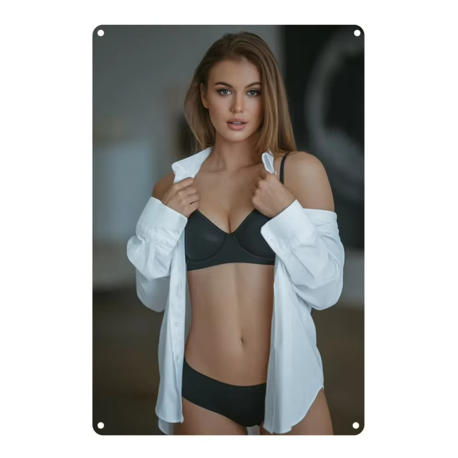 HELLOYOUNG Vintage Aluminium Wandkunst Schild Retro Metallschild in Mehrfarbig, Breite: 30,48 cm, Höhe: 20,32 cm - Bild 2
