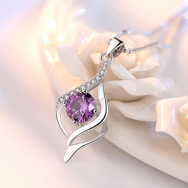Lucky Star Jewelry Halskettenanhänger, Kupfer, Silber, Zirkonia, Kristall, Damen - Bild 1