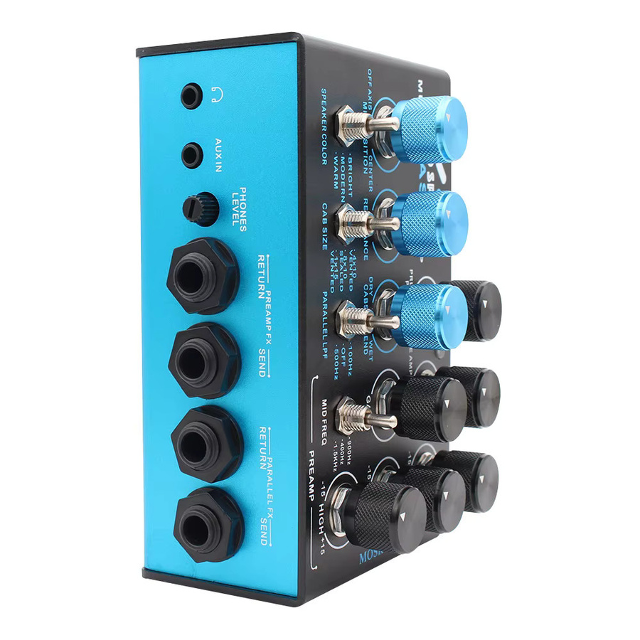 MOSKY THIRD SPACE Bass-Vorverstärker Gitarren-Effektpedal mit SVT-Stil Analoger Klang, Parallele Mischung und XLR-Ausgang für die Direktaufnahme - Bild 2