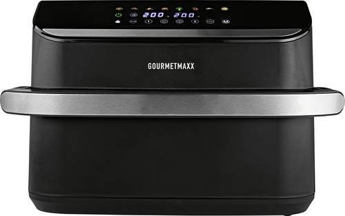 GourmetMaxx 19171 Heißluft-Fritteuse mit Dual Zone, 10 l, 2800 W, Schwarz, Digitales Display und Timer - Bild 1