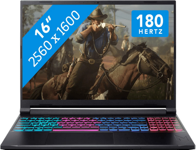 Acer Nitro V 16S AI ANV16S-41-R93W Gaming Laptop in Schwarz mit 16 Zoll Display, AMD Ryzen 7, 16GB RAM, 1TB SSD und RTX 5070 - Bild 1