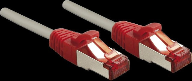 Lindy RJ45 Crossover-Patchkabel CAT 6 S/FTP Ethernet LAN Grau, Länge: 30,0 m - Bild 2