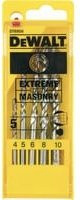 DeWalt Extreme Steinbohrer-Set DT6956, 5-teilig mit Carbide-Spitze - Bild 1