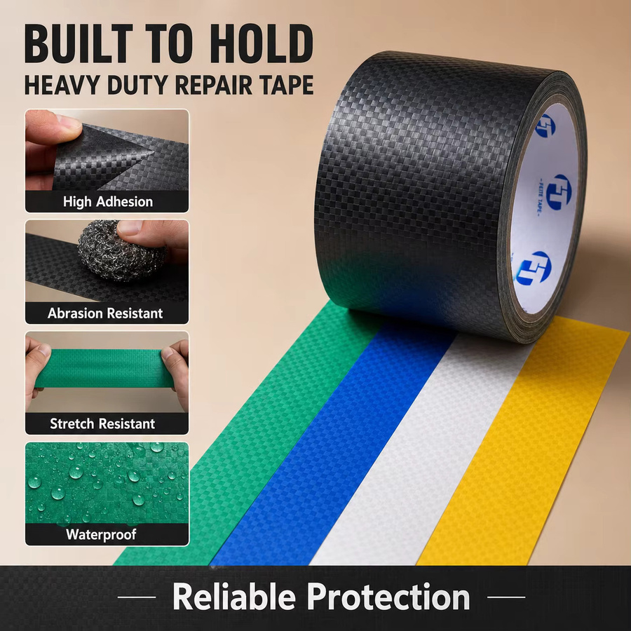 FEITE TAPE Reparaturband wasserdicht und hochklebend für Schlangentaschen, LKW-Planen, Campingzelte und gewebte Taschen - Bild 2