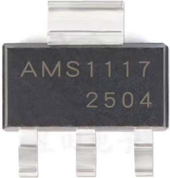 AMS1117 Spannungsregler SOT223 in verschiedenen Versionen 3V3, 1.2, 1.5, 1.8, 2.5, 3.3, 5.0 und ADJ - Bild 1
