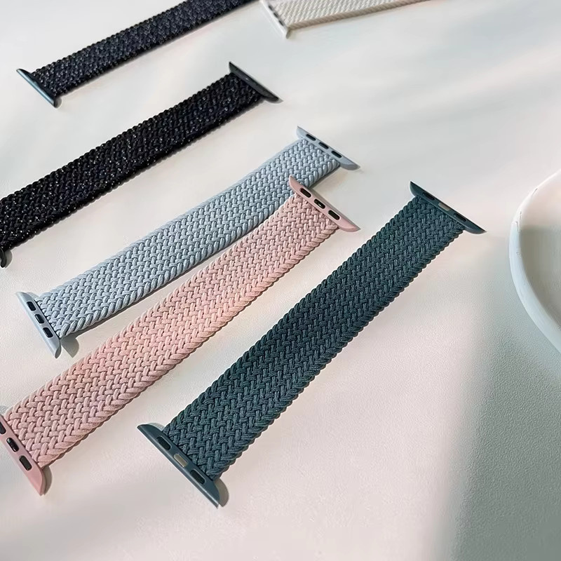 RMUTANE Uhrenarmband Textil, Weiß, Unisex - Bild 1