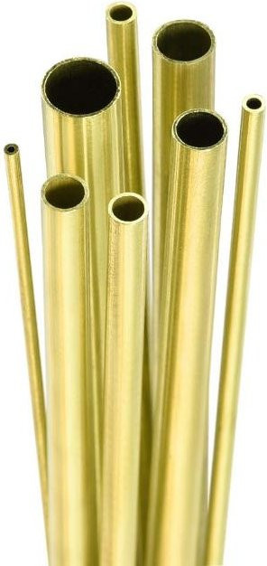 Messingrohr Chen-Wei in Gold, Durchmesser: 7 mm, Länge: 300 mm - Bild 1