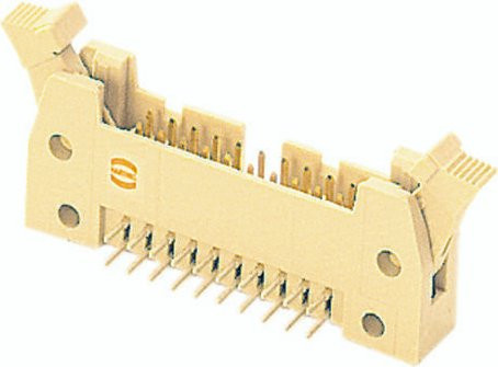 HARTING Messerleiste 09195206913 aus Messing in Beige mit 2 Reihen - Bild 1