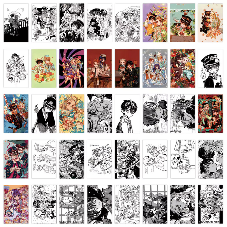 80 Stück Hanako-kun Aufkleber Set, wasserfeste Sticker in Multicolor für Telefon, Laptop, Koffer und Skateboard - Bild 3