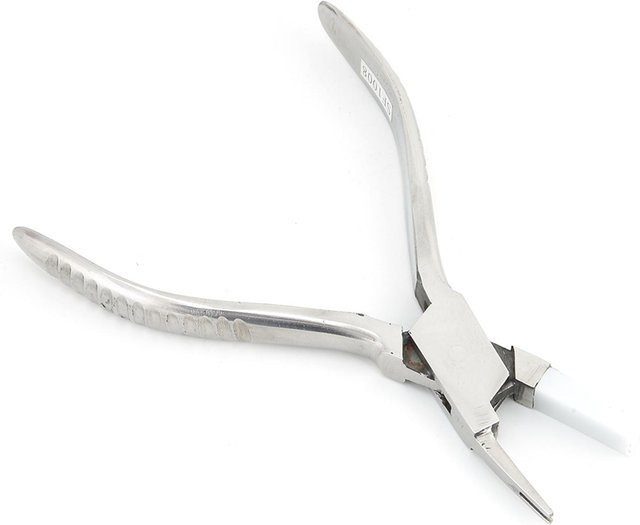 Edelstahl Brillenrahmen Einstellzange zur Brillenreparatur in Silber und Weiß - Bild 1