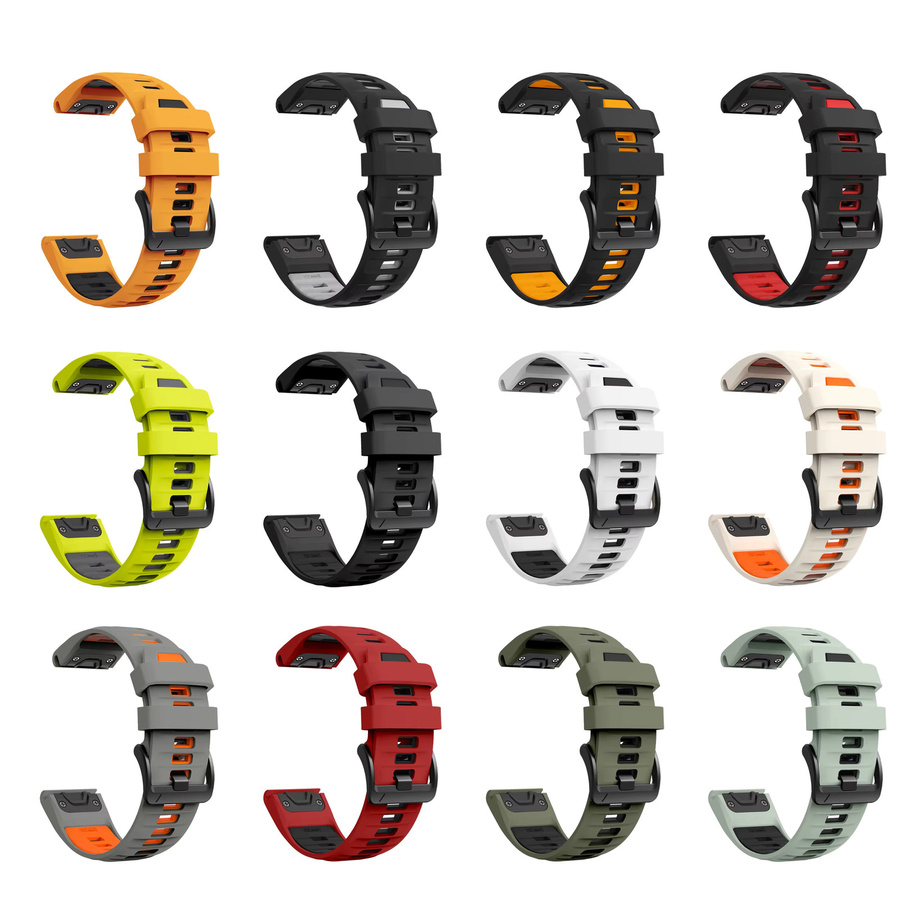 Uhrenarmband Silikon, 22mm, 26mm, Unisex - Bild 3