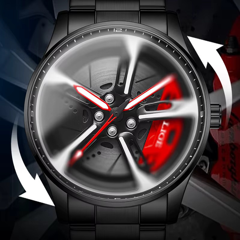 LIGE Armbanduhr Quarz, Edelstahl, Schwarz, Bicolor, Herren - Bild 4