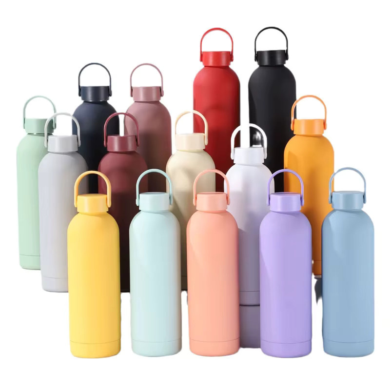 Feeyue Personalisierte Thermoskanne aus Edelstahl in Rot, große Isolierflasche für Outdoor und Sport mit 29,0 l und 8,5 cm - Bild 2
