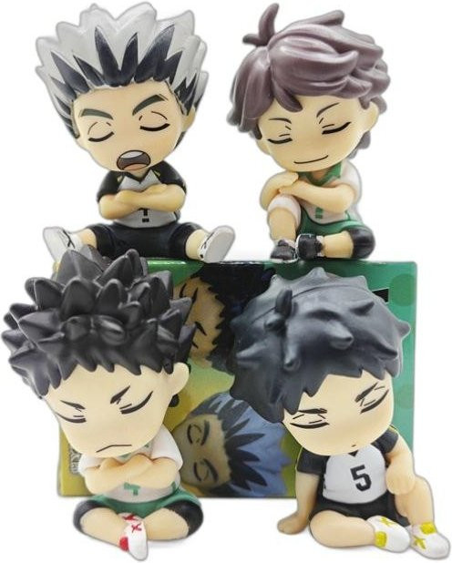 Yiran toy 1 Haikyuu Actionfiguren Q Version PVC 4-teiliges Set - Bild 1