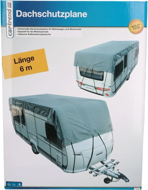 Cartrend Dachschutzplane für Wohnmobil in Grau, B: 6 m, T: 3 m - Bild 1