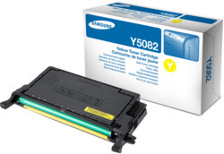 Samsung CLT-Y5082S Toner Cartridge Gelb für Laserdrucker mit 2.000 Seiten Reichweite (SU533A) - Bild 1