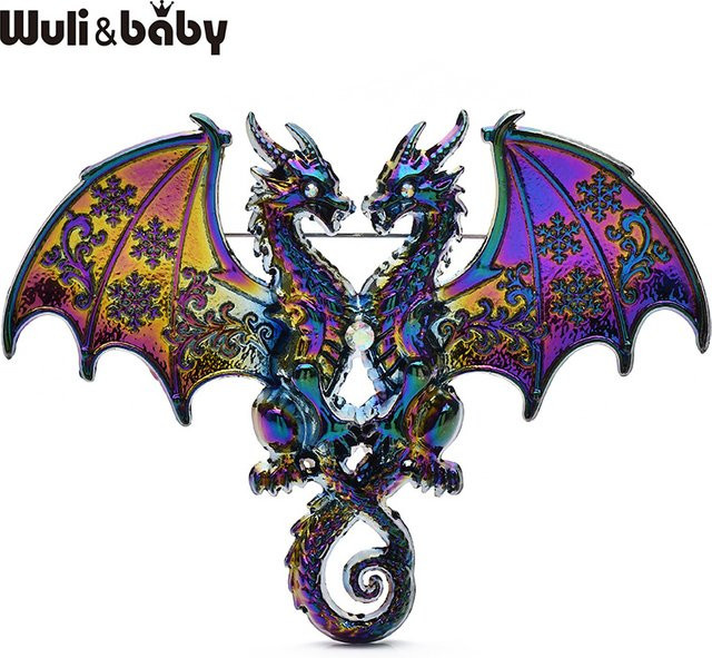 Wuli&baby Broschen, Drachen, Unisex - Bild 1