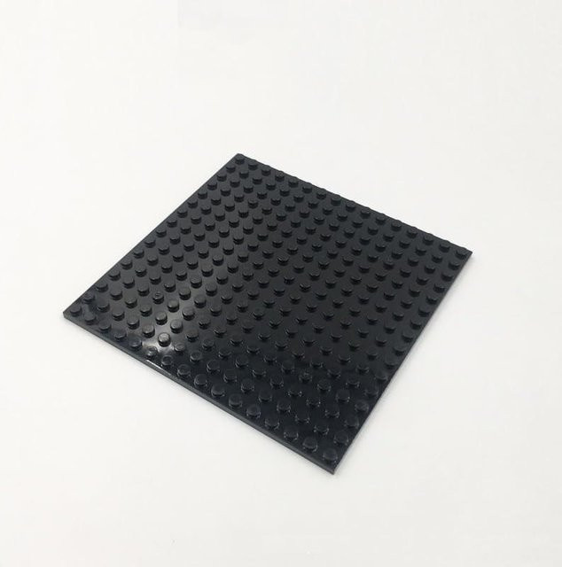MagicMonkey Bausteine Grundplatten, 2-teiliges Set, Schwarz, ab 6 Jahren - Bild 1