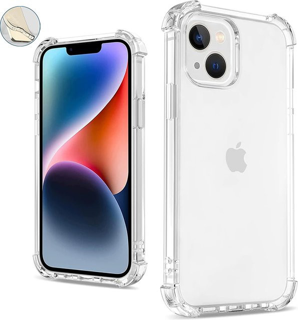 Stoßfeste und transparente Silikon Handyhülle von ROEG für iPhone 16, 15, 14, 13, 12, 11 Pro Max und Plus - Bild 1