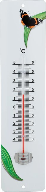 Metall-Thermometer B/H/T: 29,7 x 7 x 1 cm - Bild 1