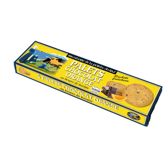 Biscuiterie de la Pointe du Raz Palets Chocolat-Orange au beurre de baratte 3 x 80 g - Bild 2