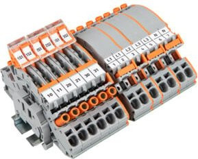 WAGO Stromwandlerklemmenblock 821-207 grau 6mm² - Bild 1