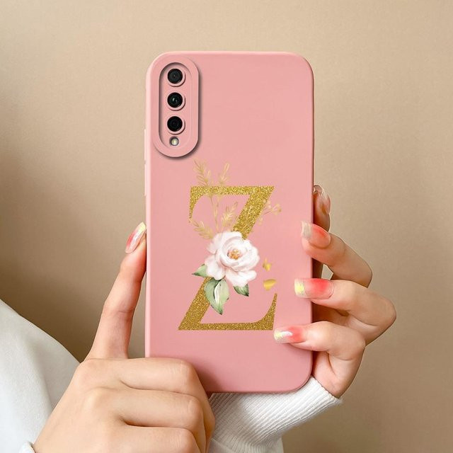 Stoßfeste Silikon Handyhülle mit Blumenmuster für Huawei P Smart 2021 Pro, Y5P, Y6P, Y6S, Y7P, Y7A in Pink und Transparent - Bild 1