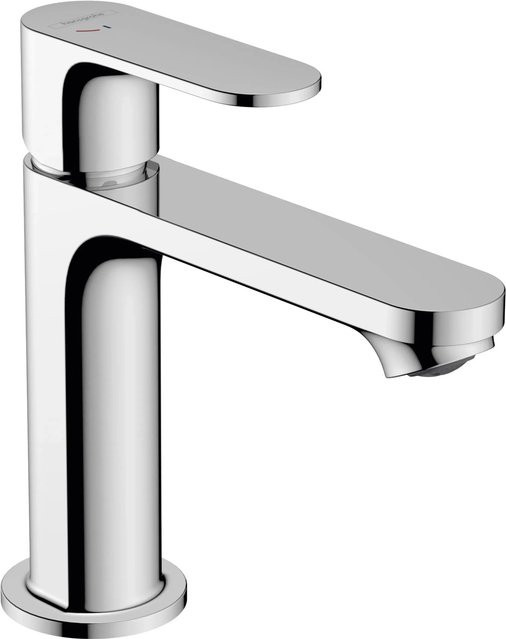 Hansgrohe Waschtisch-Einhebelmischer Rebris S 110 Badarmatur mit Zugstange in Chrom - Bild 1