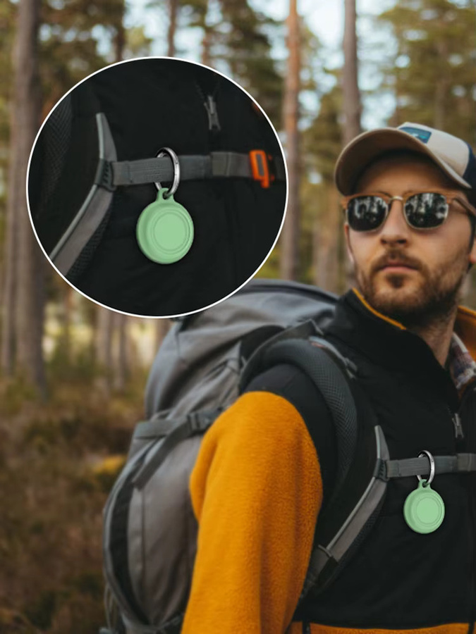 Motorola Moto Tag Silikon-Schutzhülle mit Schlüsselanhänger in Grün - Bild 4