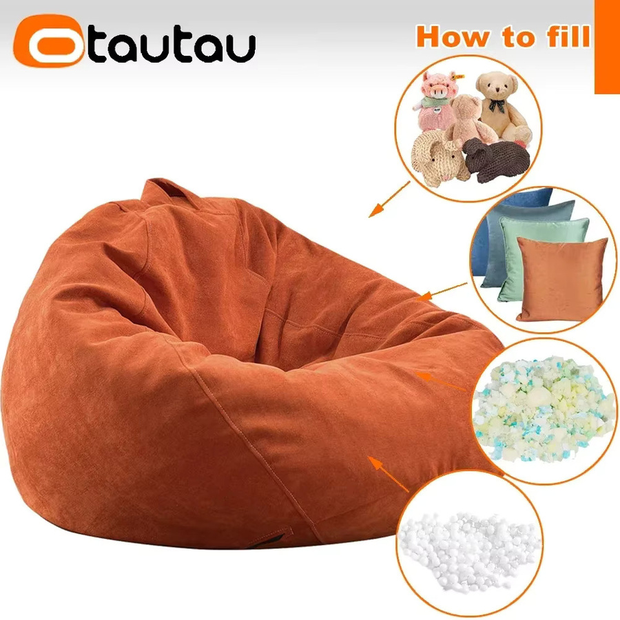 OTAUTAU Outdoor-Sitzsackbezug DD159 aus Chenille und Polyester, wasserabweisend, ohne Füllung - Bild 3