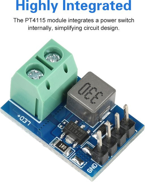 PT4115 LED-Treibermodul DC 12 V Konstantstromausgang mit PWM-Dimmung für LED-Streifen in Blau - Bild 1