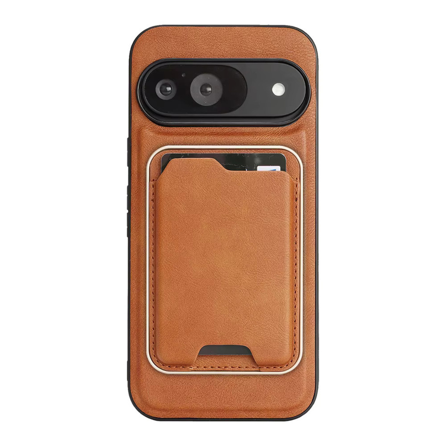 2in1 Business Leder Schutzhülle mit Magnetischem Lademodus und Kartenhalter für Google Pixel 10, 9, 8, Pro und XL in Blau - Bild 4