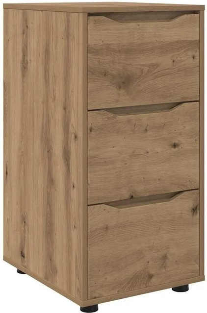 vidaXL Aufbewahrungsschrank Artisan-Eiche in Braun, B/T/H: 40 x 48 x 81 cm - Bild 1