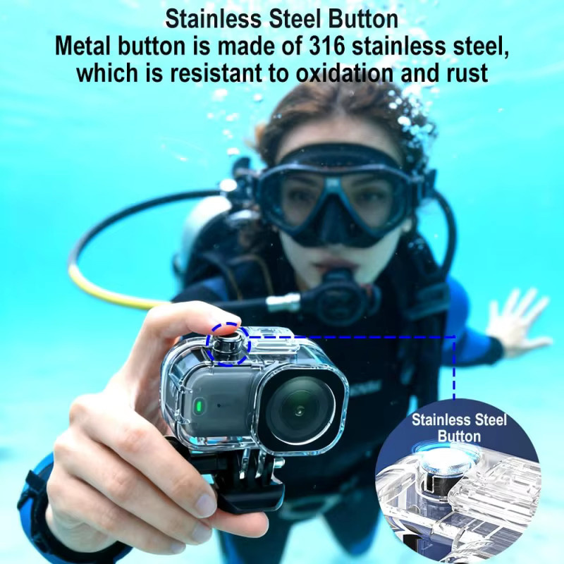 DJI Osmo Nano Tauchgehäuse transparent wasserdichte Unterwasserbox mit 45m Tauchtiefe und hoher Lichtdurchlässigkeit - Bild 4