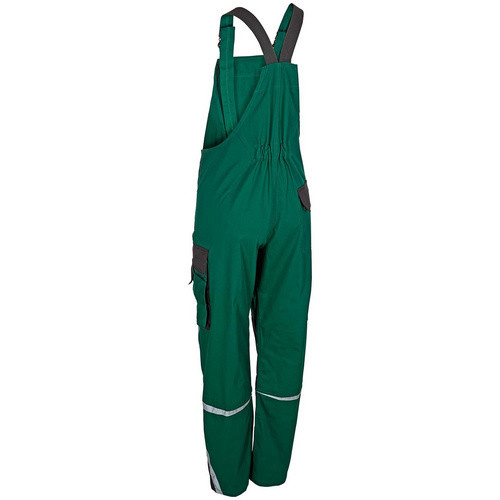 safety and more Latzhose EXTREME in grün/schwarz mit reflektierenden Elementen, Größe XXL, aus Polyester-Baumwoll-Gemisch - Bild 2