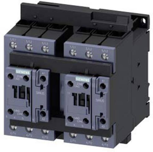 Siemens Wendeschützkombination 3RA2338-8XB30-1AL2, 3 Schließer, 690 V/AC, 62A, grau - Bild 1