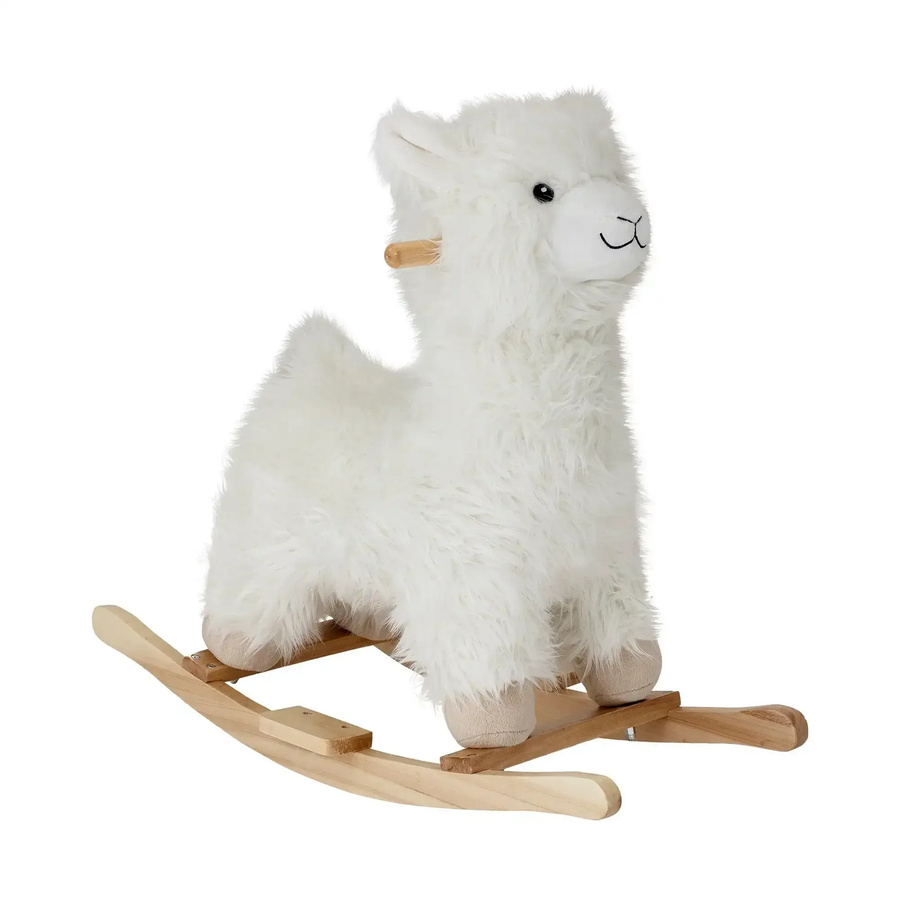Bloomingville Mini Kinto Schaukeltier Lama weiß - Bild 1