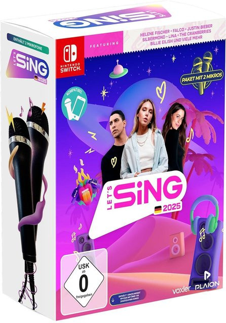 Let's Sing 2025 inklusive 2 Mikrofonen für Nintendo Switch - Bild 1