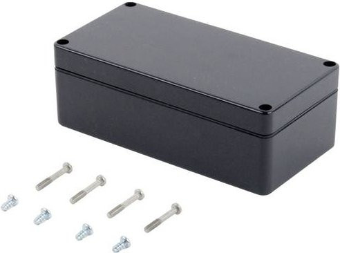 TRU Components Industrie-Gehäuse KST 220 03220000.H aus ABS Kunststoff in Schiefer-Grau, B/T/H: 160 x 80 x 55 mm - Bild 1