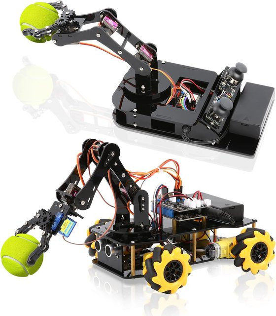 ACEBOTT Smart Robot Arm Car Kit und 4 DOF ESP32 programmierbarer Roboter, DIY-Roboterarm-Kit - Bild 1