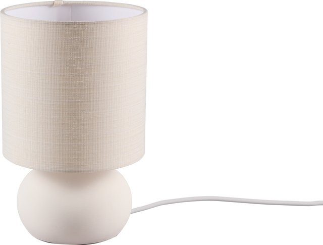 LIVARNO Tischleuchte aus Keramik in Weiß mit LED-Leuchtmittel - Bild 1