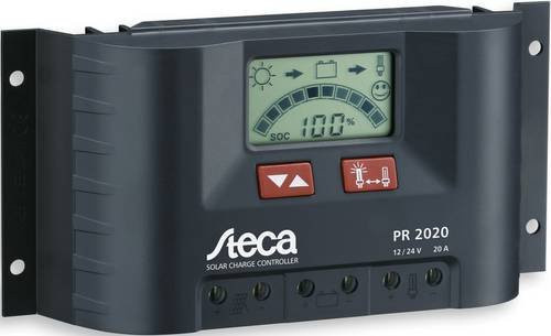 Steca PR 2020 PWM Laderegler für 12 V und 24 V mit 20 A - Bild 1