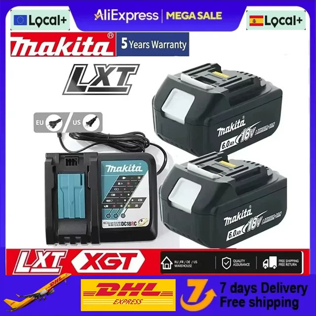 Makita Original BL1850 Akku 18V 6Ah Schwarz für kabellose Werkzeuge - Bild 1
